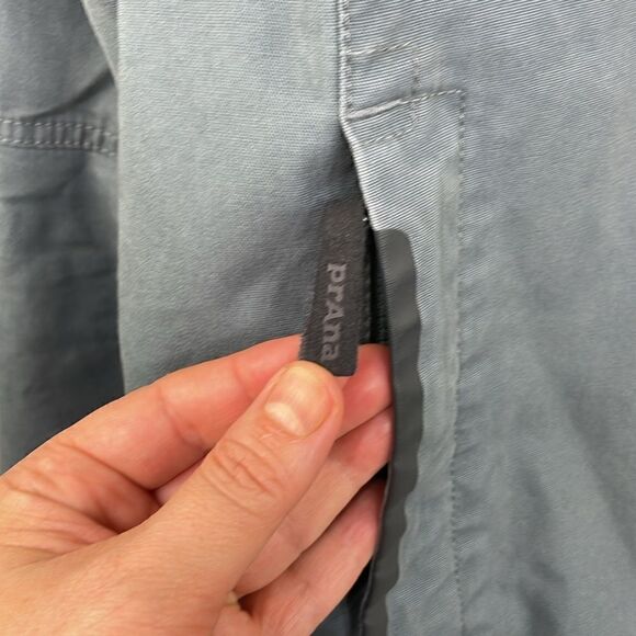 Prana Jacket Men's Small Bronson Quilted Lined Full Zip Blue size Medium - Picture 4 of 15